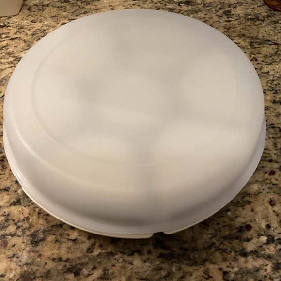 Large Tupperware Divided Veg & Dip Container Tray - Picture 3 of 6